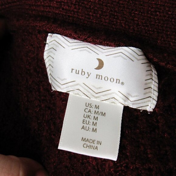 Ruby Moon - Long Sleeve- Lace Up Bodice Sweater Medium - Picture 6 of 7